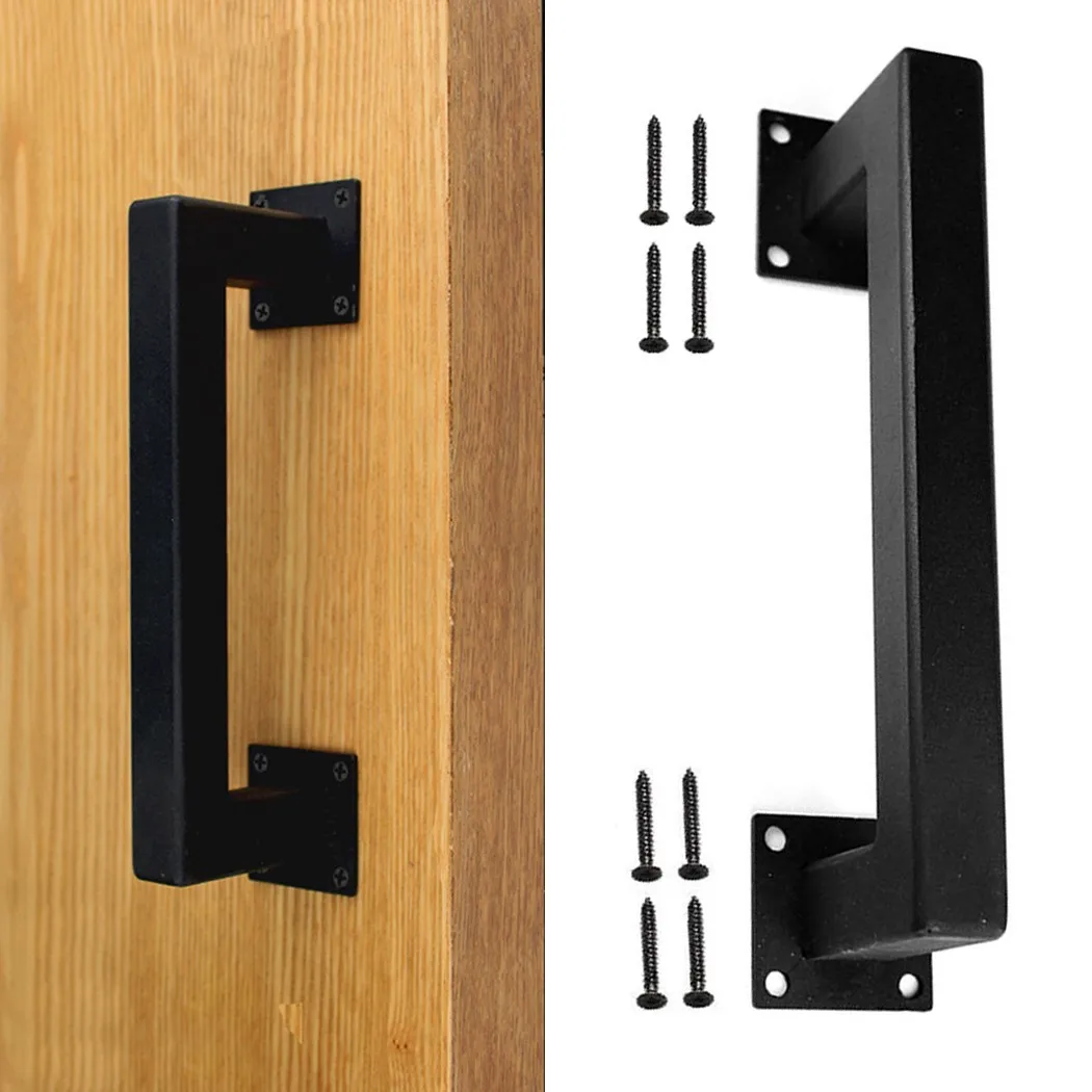 

Carbon Steel Door Handle Door Handle Screws Hardware Indoor Matte Pull