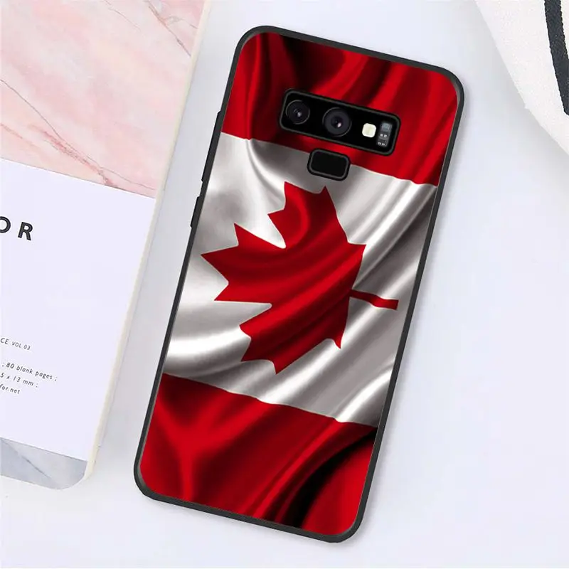 MaiYaCa канадский флаг красный клен чехол для телефона Samsung Galaxy A50 A70 A20 A30 Note9 8 Note7 Note10