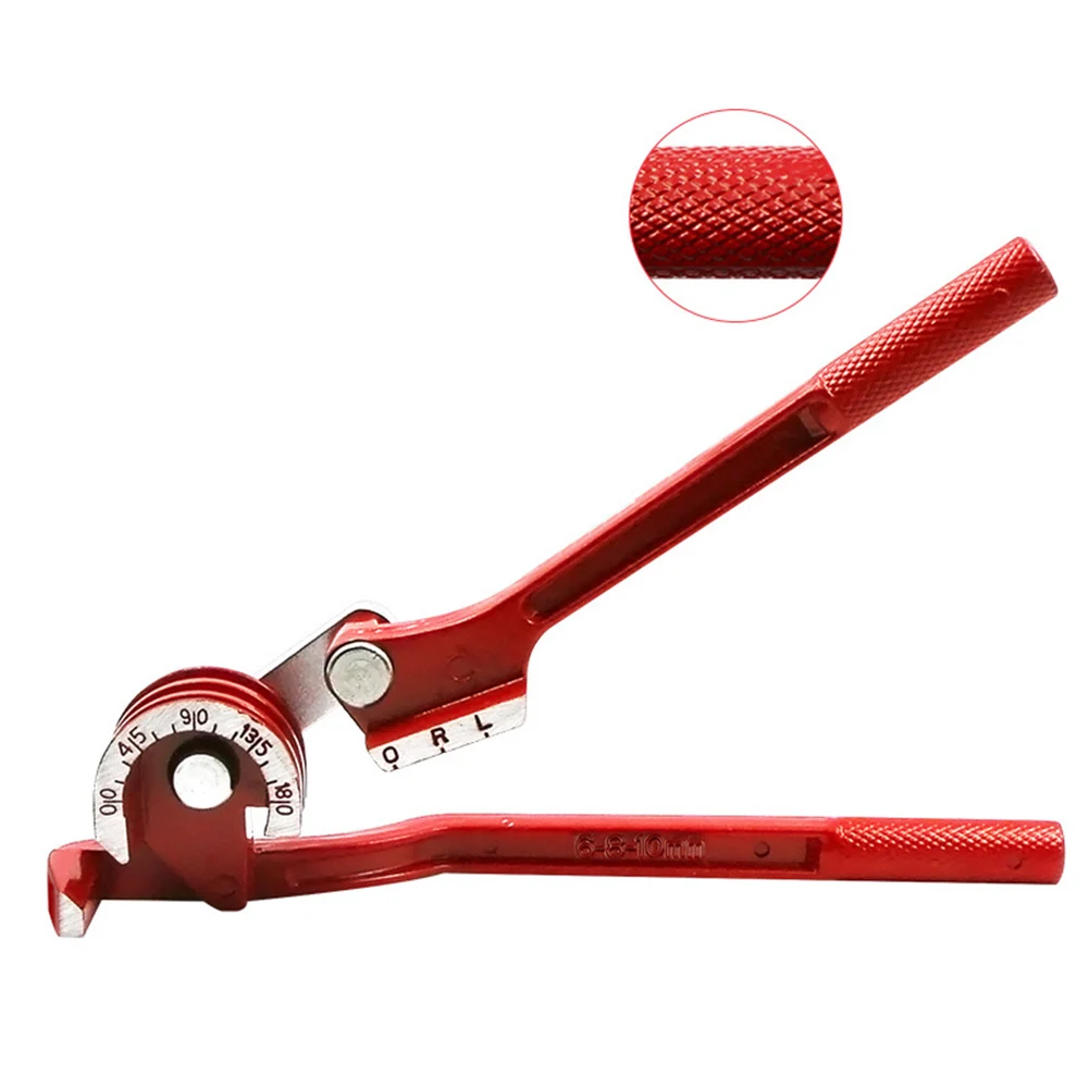 

Aluminum Alloy 180 Degree Metric Three-In-One Manual Pipe Bender For 6/8/10mm Copper Or Aluminum Tubes Manual Pipe Bender