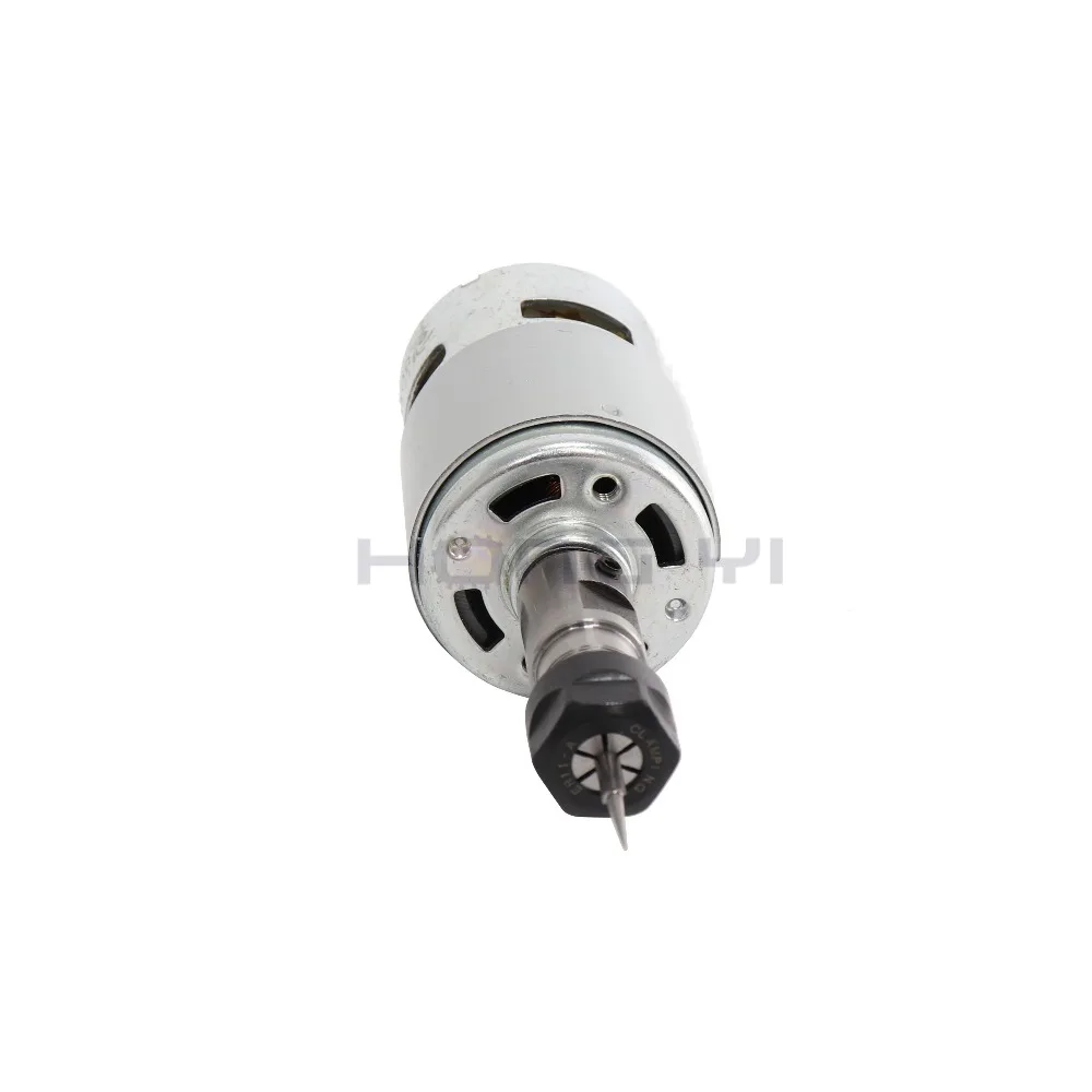 Rodamientos de bolas de Motor de husillo de 775 795 motores de alta potencia con varilla de extensión ER11+ fondo plan