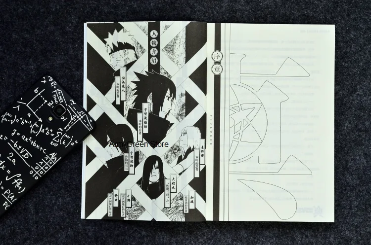 1 книга Naruto Япония молодые люди Графический Новый комикс манга китайская