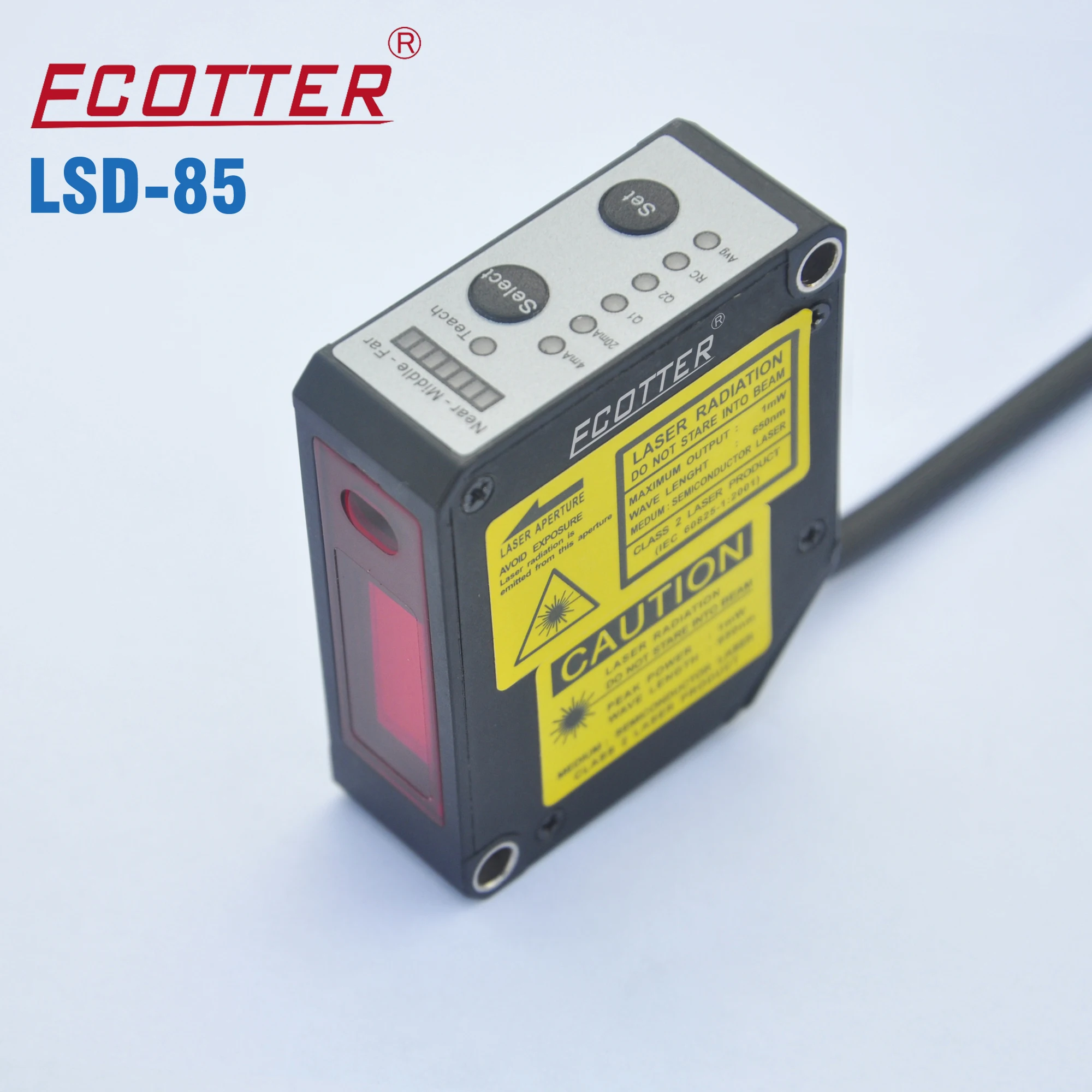 

ЛСД-85 с высокой точностью с высоким разрешением небольшой Светильник Спот стабильный лазерный перемещения датчик расстояния