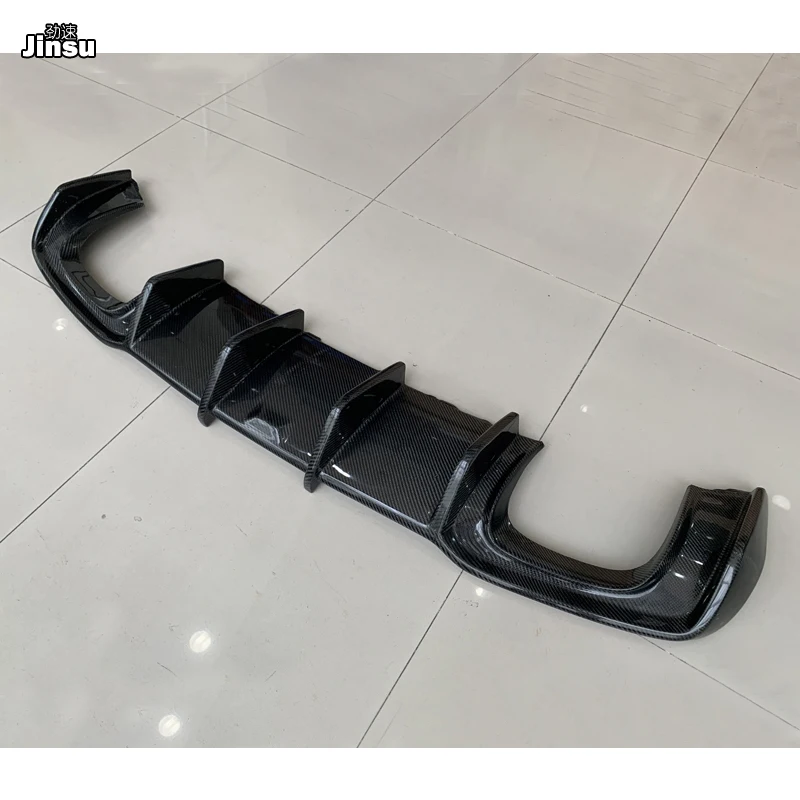Carbur style Carbon fiber Car Rear Bumper Spoiler Lip For Audi A3 sedan limousine sport Diffuser S3 8V 2017 2018 2019 | Автомобили и