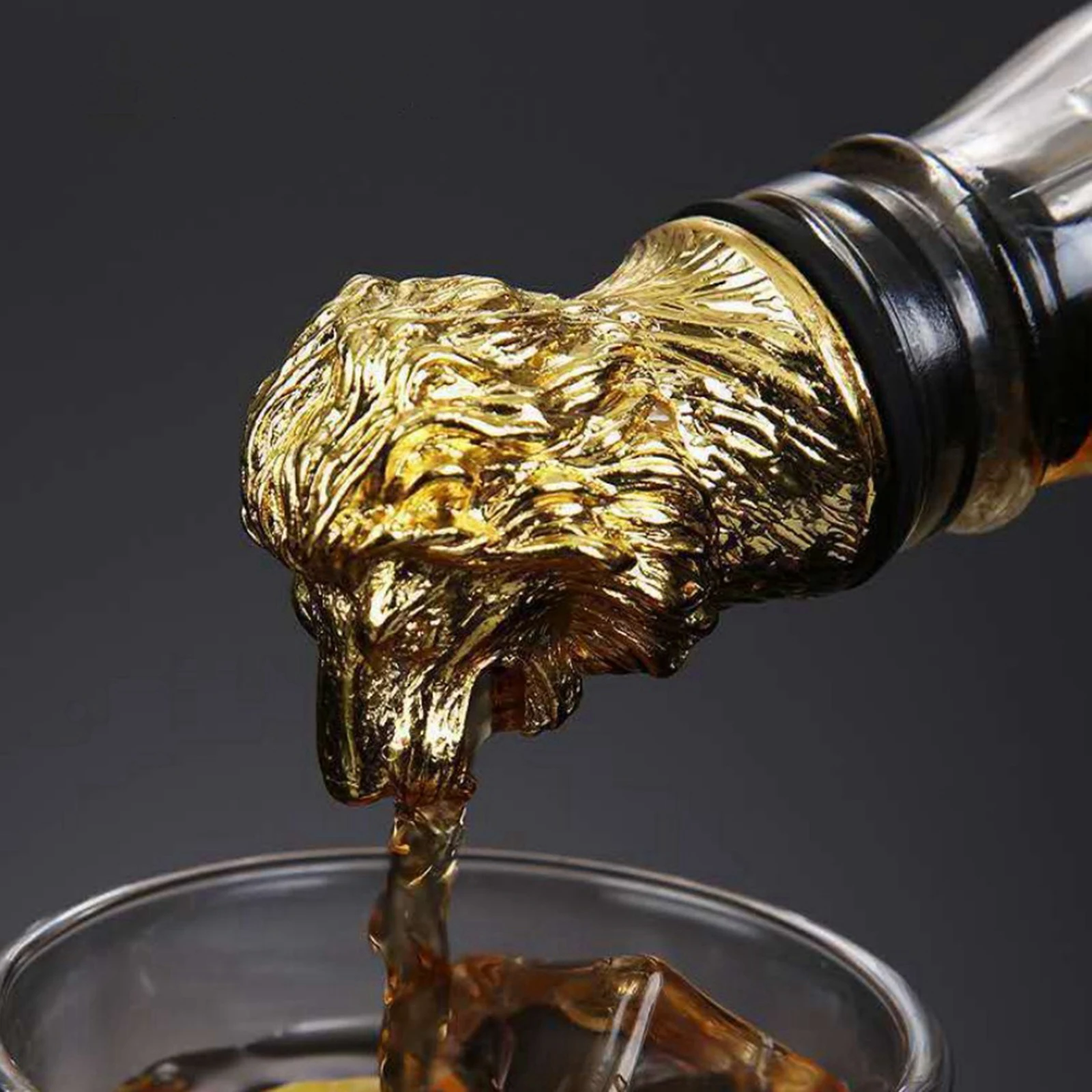 Насадка для вина цинковый сплав олень лось льв бык пробка принадлежности