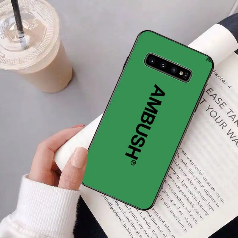 

AMBUSH fashion accessories luxury brand case coque fundas for samsung galaxy S8 S9 S10e S20 PLUS J6 J600 cases cover