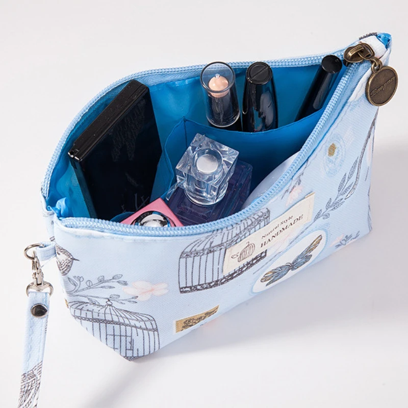 

Fashion Flower Cosmetic Bag For Women Girl Lady Make Up Bag Case Travel Tote Washing Toiletry Makeup Organizer Set Make Up Bag