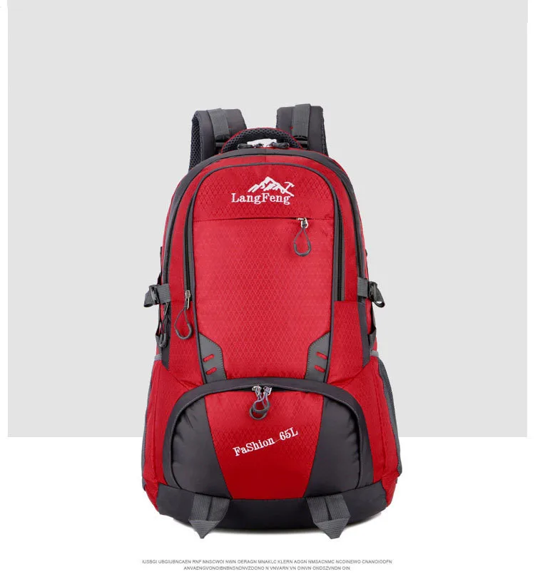 65L Мужская и Женская дорожная сумка для альпинизма на открытом воздухе походный