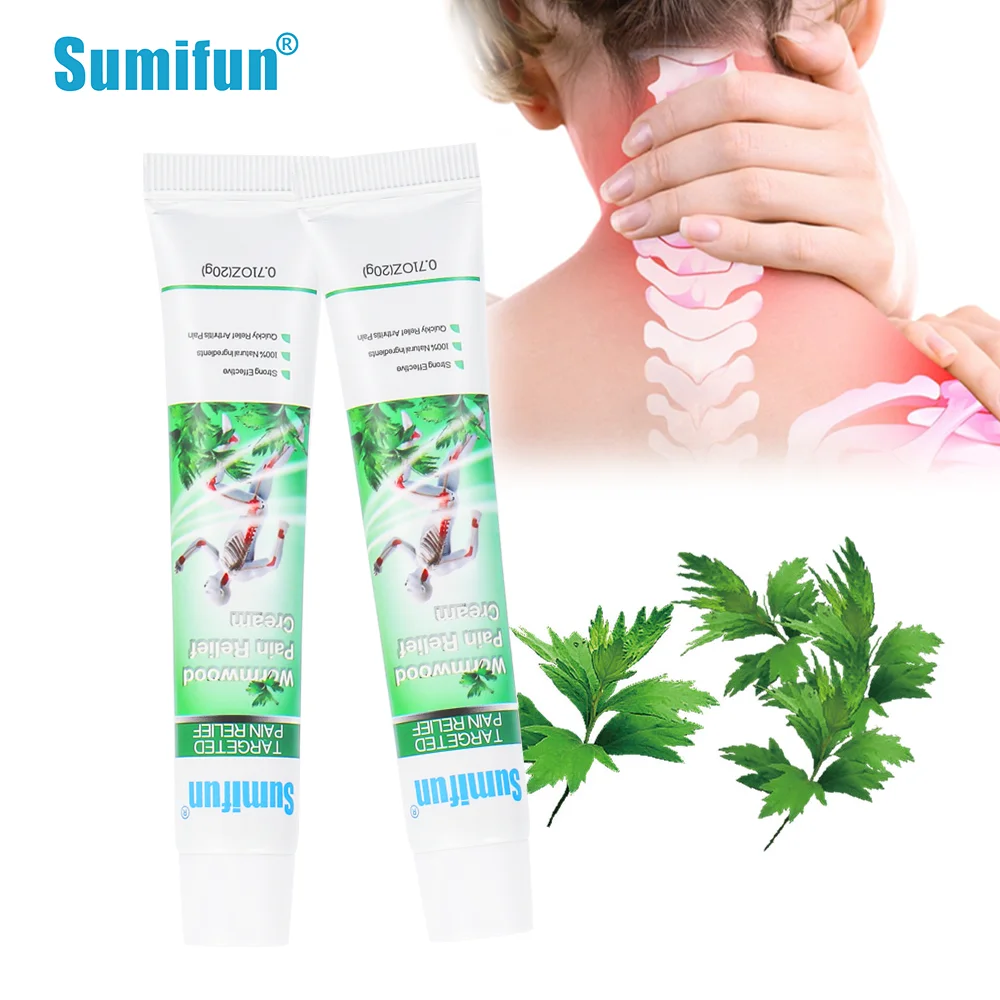 

1Pc 20g Sumifun Wormwood Pain Relief Ointment Rheumatic Arthritis Knee Joint Muscle Sprain Ache Chinese Herbal Medical Cream