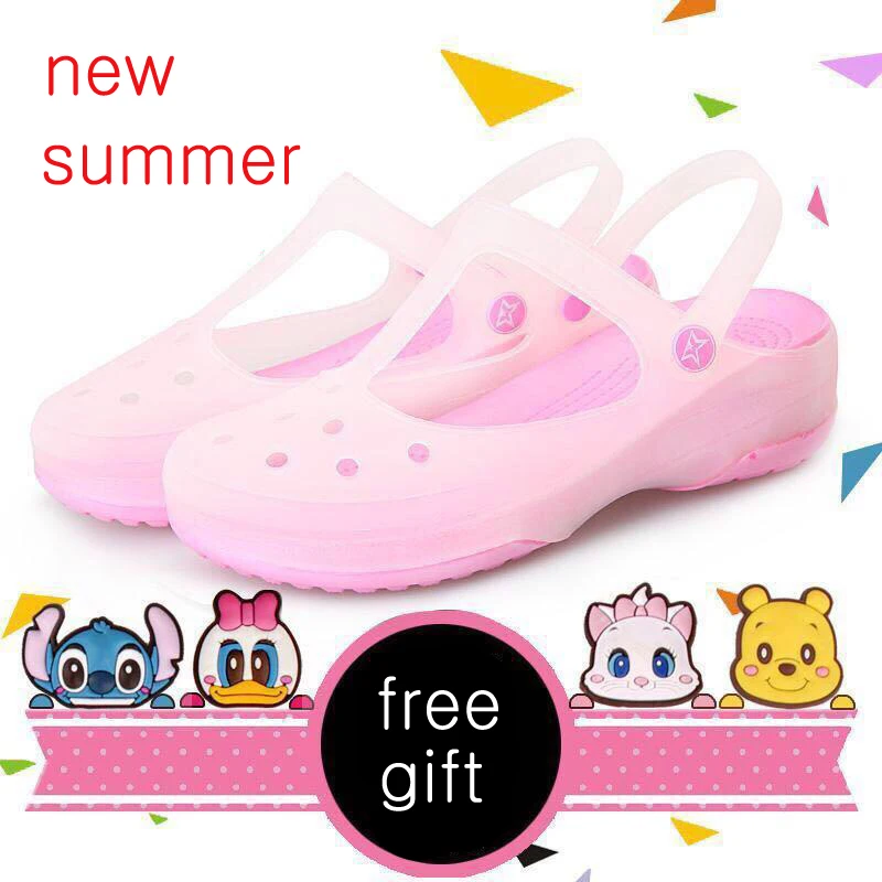 Сандалии женские из ЭВА водонепроницаемая обувь без застежки Классические