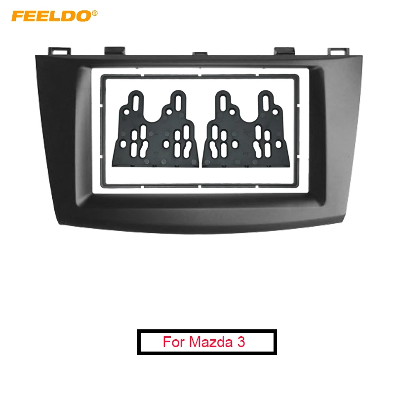 Автомагнитола FEELDO панель с рамкой для Mazda 3 2010-2013 2DIN установочный комплект
