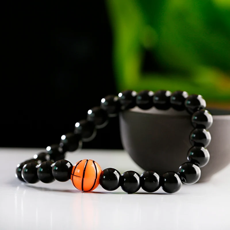 2019 Charm Basketball Beads Bracelet Men Homme Classical Natural Stone Women Jewelry Pulseras | Украшения и аксессуары