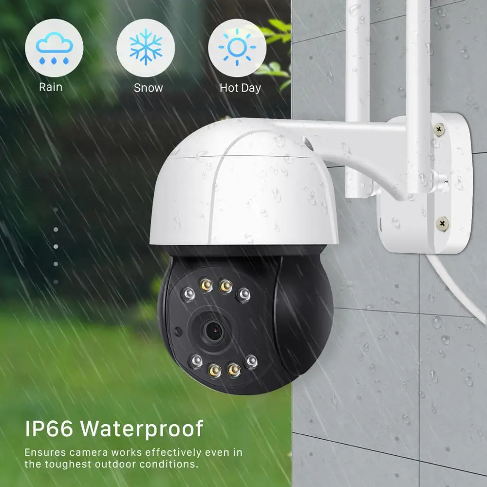 5/3/2 MP HD IP WiFi камера наружная Водонепроницаемая PTZ видеонаблюдения ONVIF AI