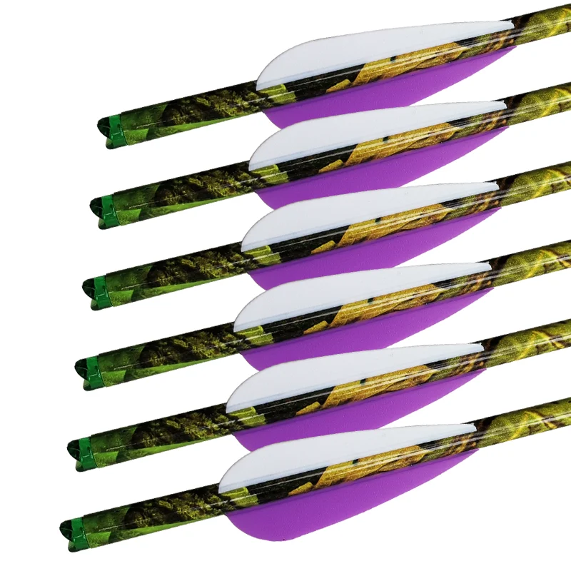 

6PCS 8.8mm Crossbow Arrows сѬел для аѬбалеа Professional Hunting Crossbows Carbon Bolts Free Shipping