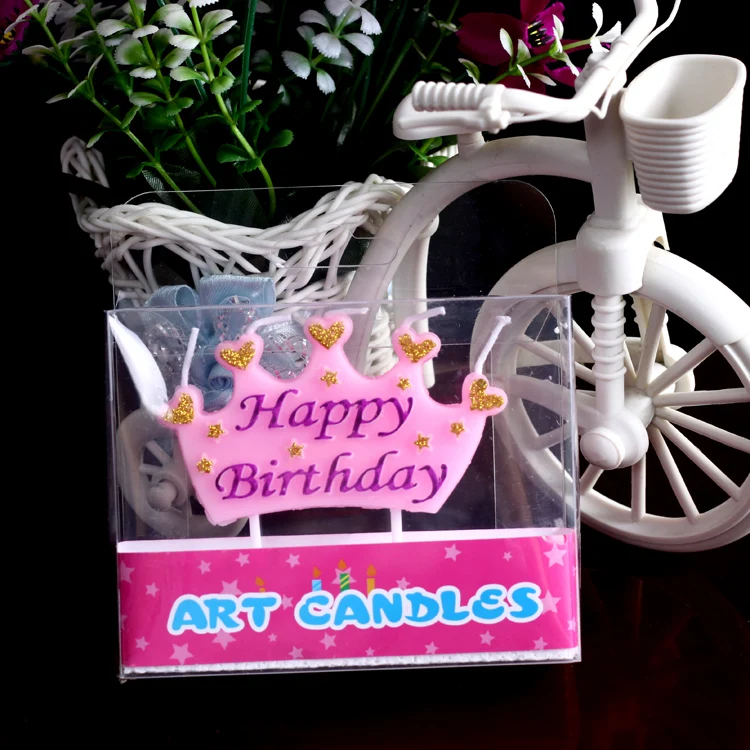 Креативные ароматизированные свечи для дня рождения свадьбы корона