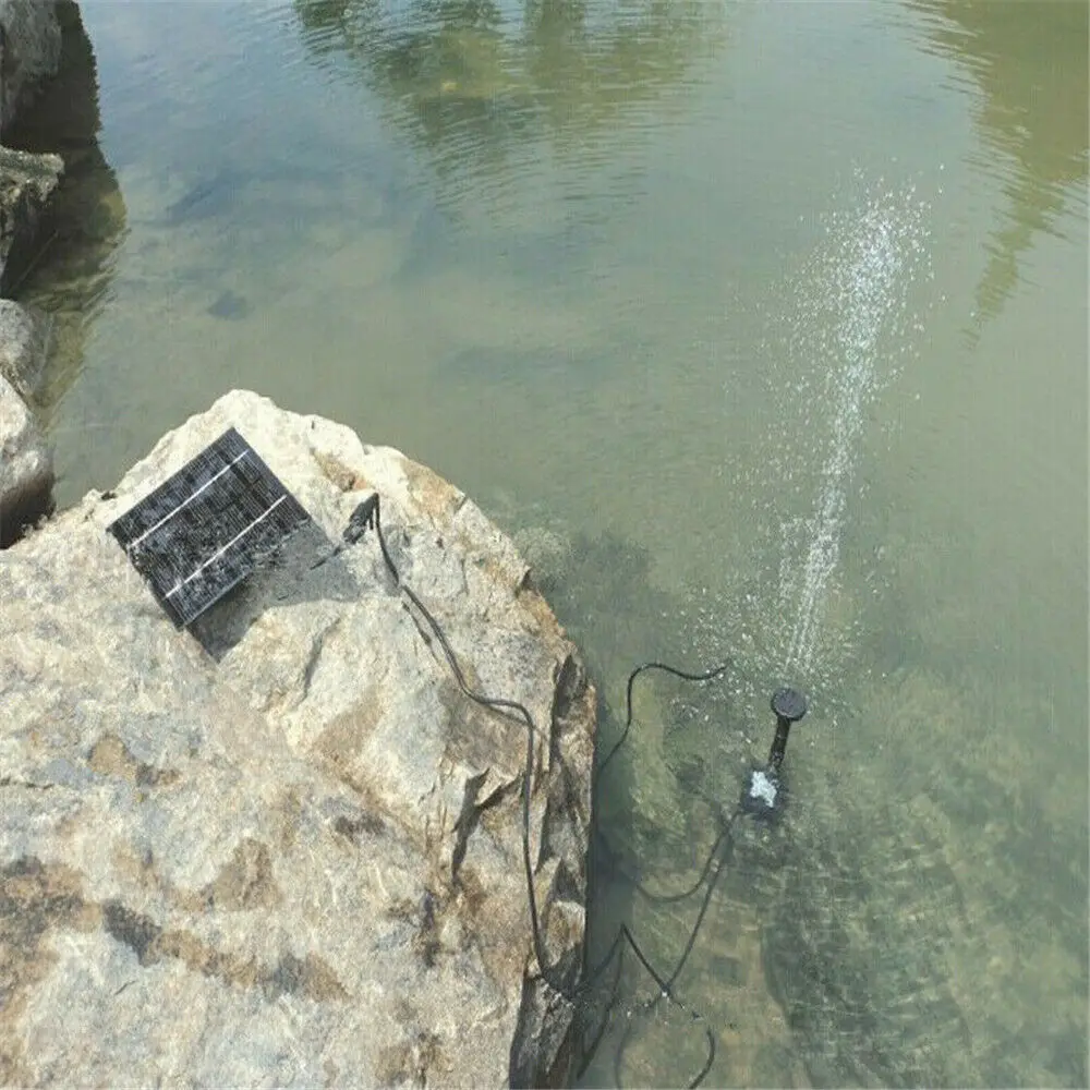 Солнечный садовый фонтан насос водопады Солнечная энергия птица ванная Фонтан