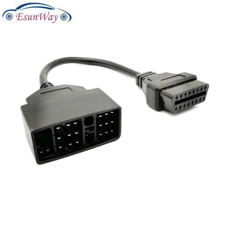 22pin к 16pin OBD1 для OBD2 Соединительный кабель адаптер OBD кабель для Тойота