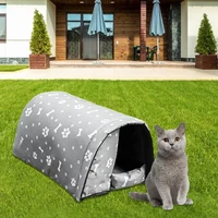 new pets house portable safe soft foldable waterproof warm stray cats puppy shelter basket animals cage outdoor removable houses