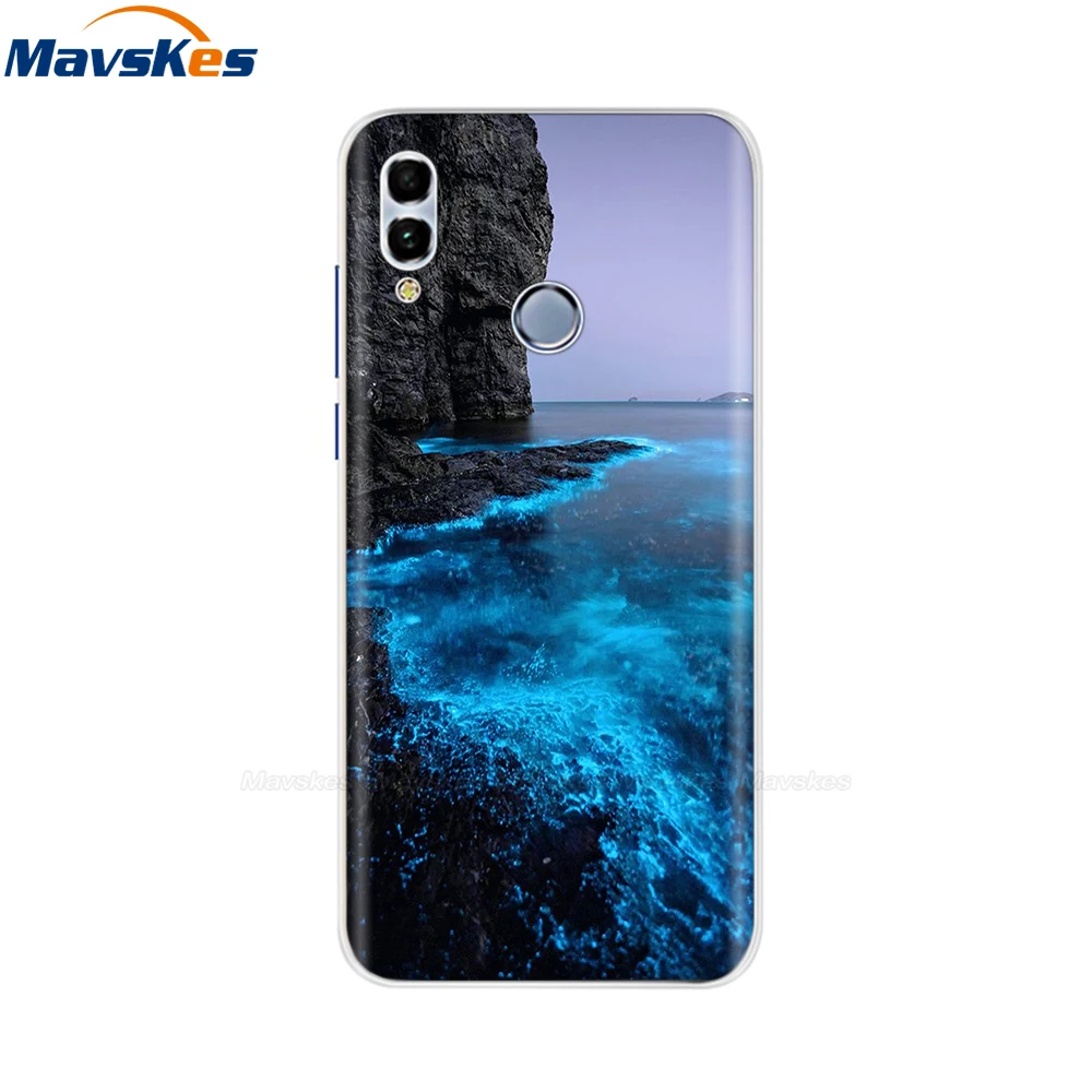 36 Huawei Honor 10 Lite чехол мягкий силиконовый милый ТПУ задняя крышка для Fundas huawei P Smart /Honor 10 удобный телефонный футляр сумки - Цвет: 36