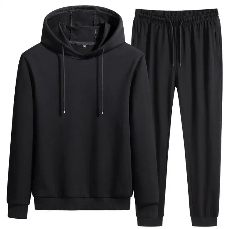 

2022 Autumn Winter Suit Sweatshirt Sweatpants Mens Set Slim Fit Male Coat Tracksuit Hooded