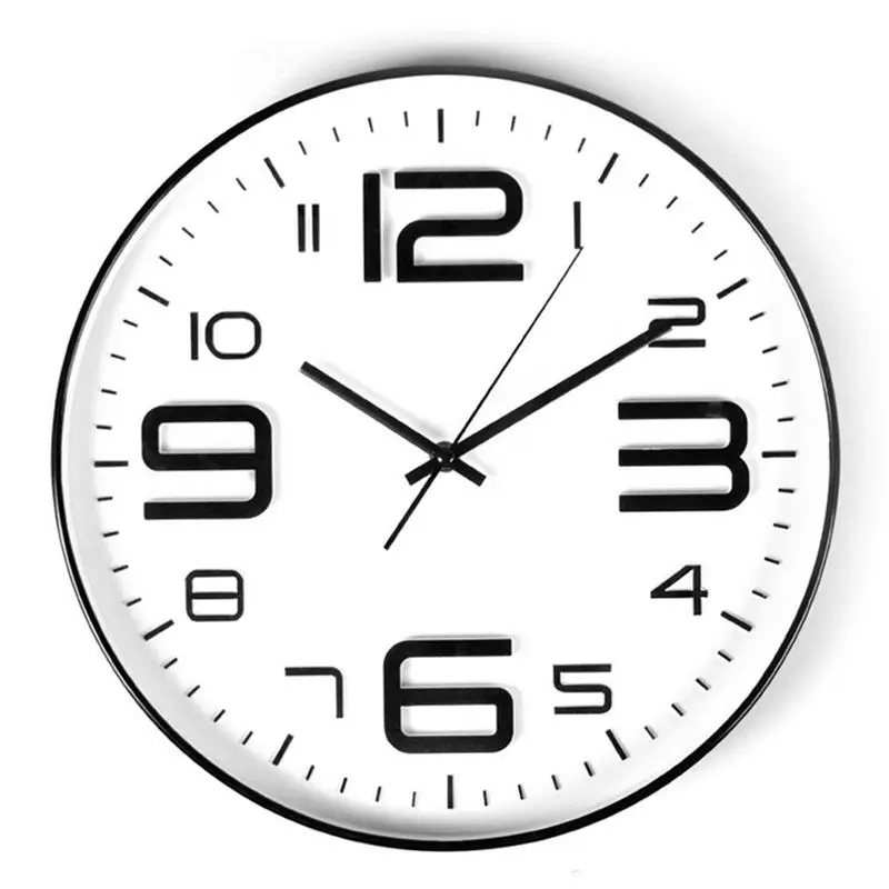 Часы кварцевые настенные с цифрами 10 дюймов | Дом и сад