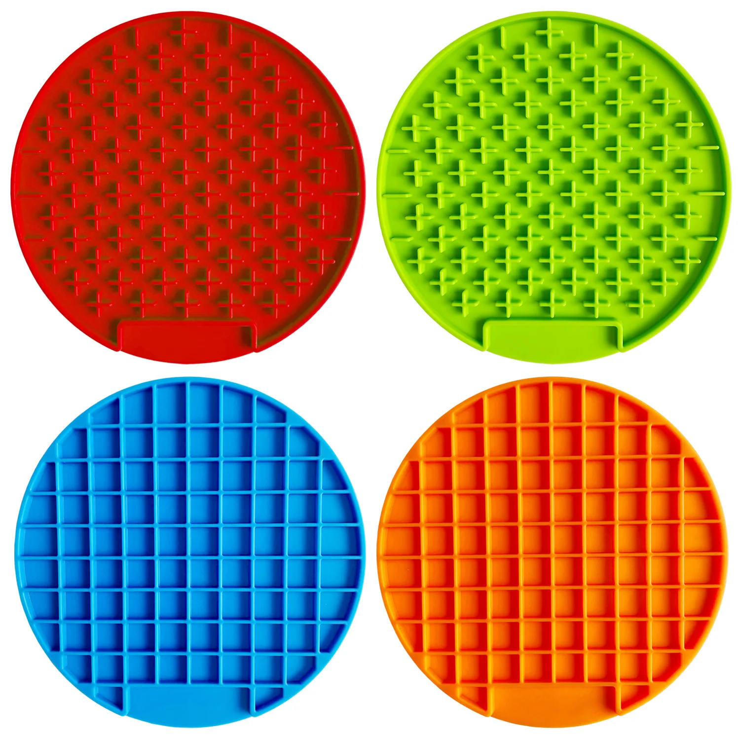 

Pet Lick Pad Slower Feeder Pad Cats Dog Licky Mat Silicone Feeding Lick Pad Dogs Cat Slow Feeders Treat Dispensing Supplies