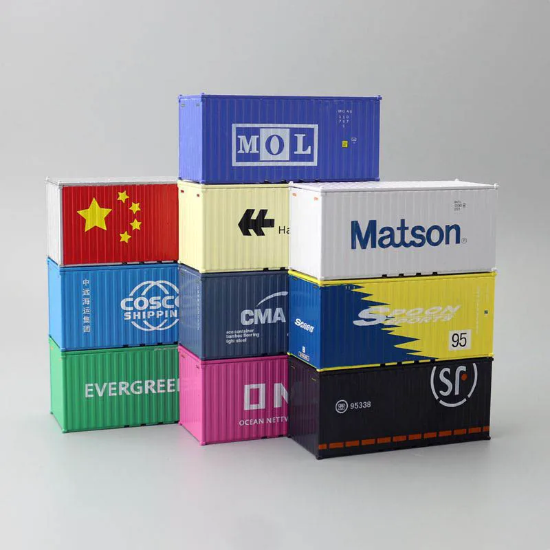 Масштаб 1/64 отлитый под давлением контейнер из металлического сплава модель