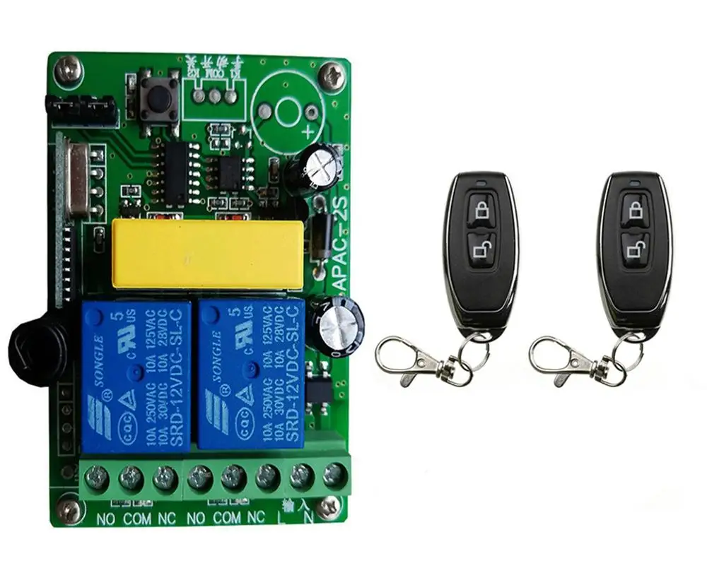 Беспроводной пульт дистанционного управления Xuanlongyuan 2 канала 315/433 МГц