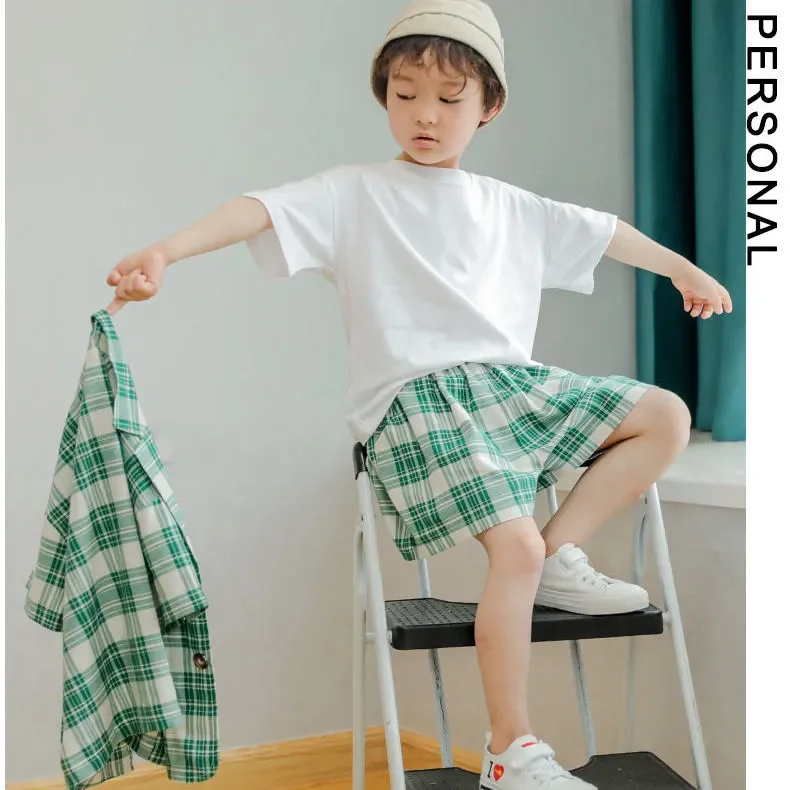 

Teenager Children's Clothing Sets Xxx Boys Girls Clothes Short Sleeve Shirt+shorts Kids 2Pcs Suit Cotton 2021 Summer Baby Outfit