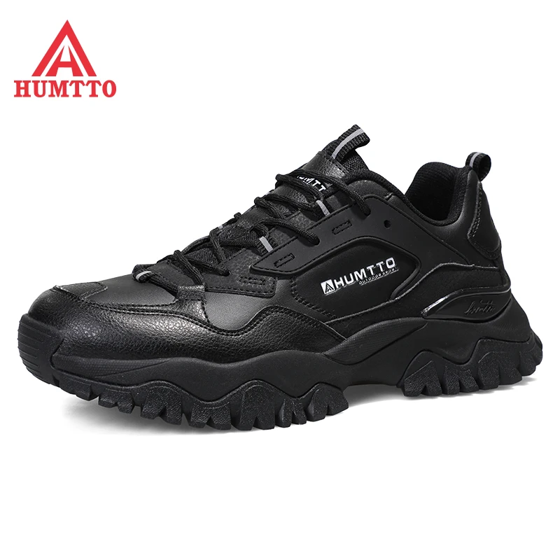 

HUMTTO Brand Profession Outdoor Running Shoes for Men Breathable Man Sneakers Light Cushioning Lace-up Sport Casual Mens Shoes
