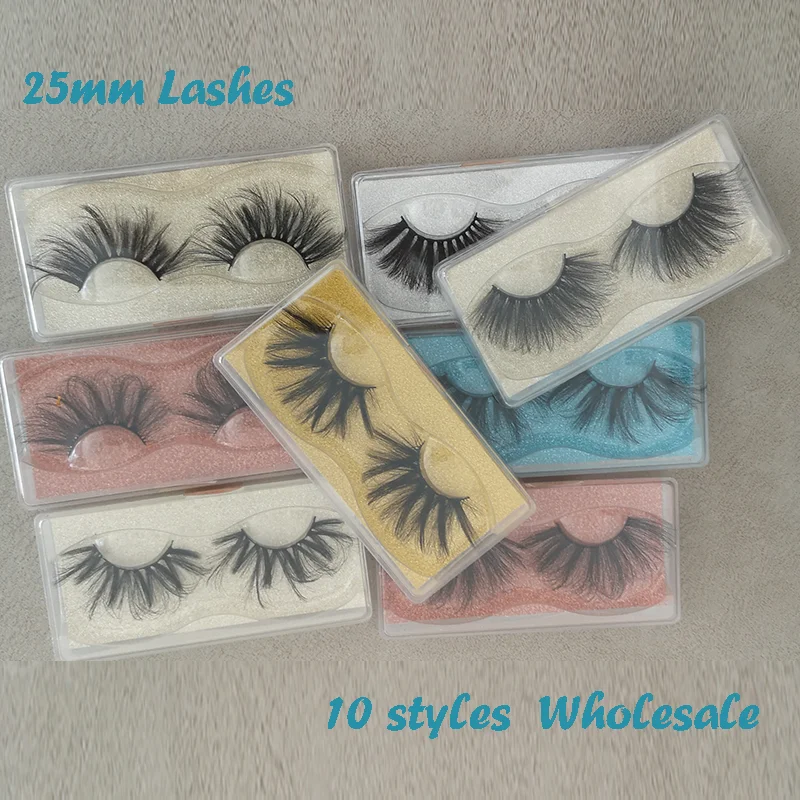 Ресницы норковые 25 мм оптовая продажа ресницы ручной работы полная полоса