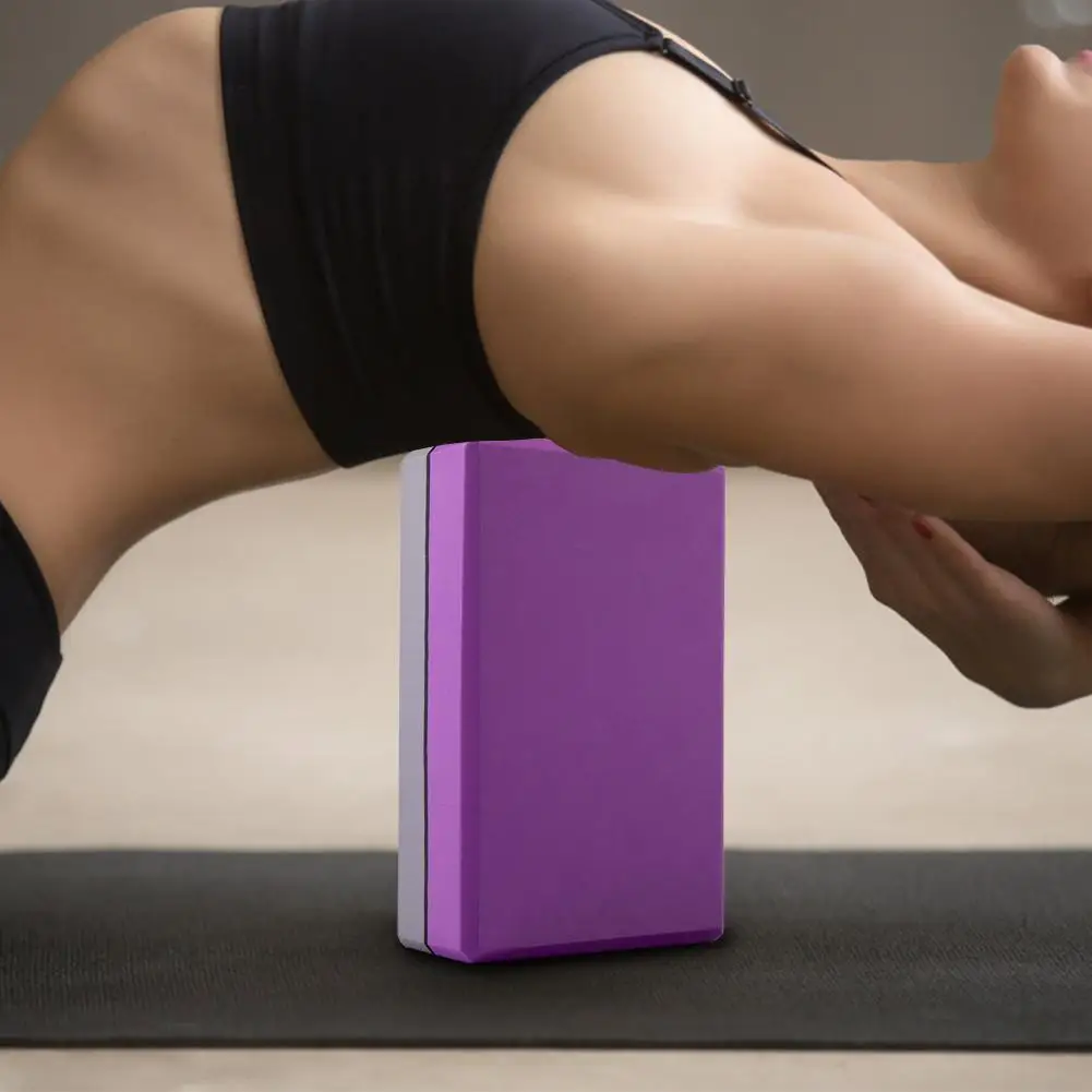 Прочный блок для йоги портативный изящный дизайн тренировки упражнения Спорт