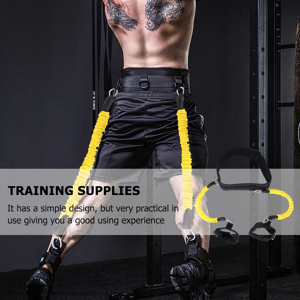 

1 Set Gym Tension Rope Elastic Strap Fitness Equipment(40 Pounds)