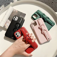 genuine leather phone case for iphone 11 pro x xs max xr 7 8 plus se 2020 bracket back cover hot promotion
