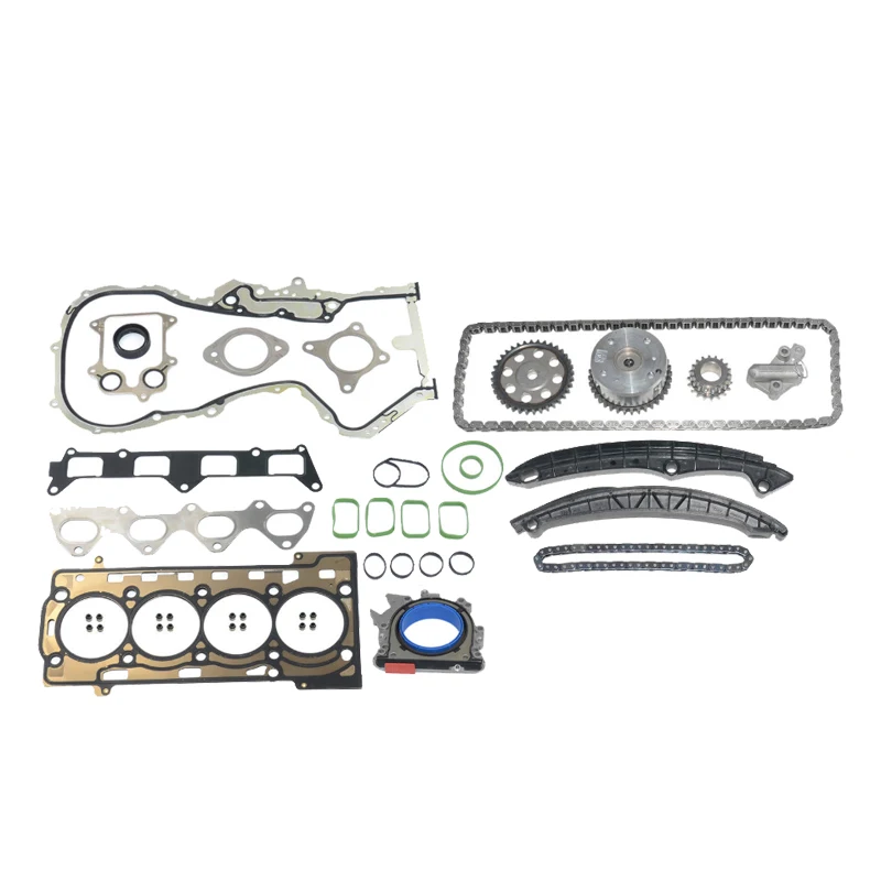 1.4TSI Engine Timing Chain Set Cylinder Head Gasket Kit For Audi A1 A3 VW Tiguan Jetta Golf Eos Skoda 03C109469K 03C109158A | Автомобили и