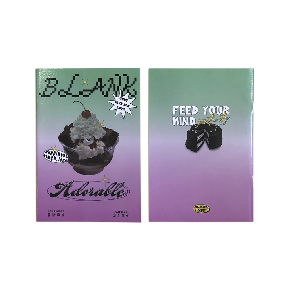 100 страниц ретро постер стиль ноутбук Сделай Сам скрапбук общая записная книжка