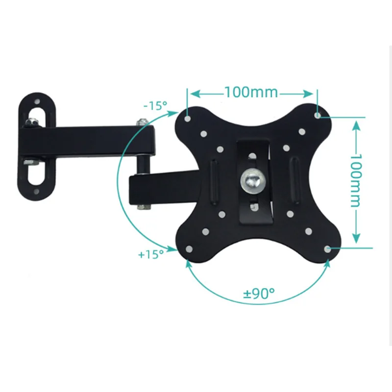 Регулируемый настенный кронштейн для телевизора 14 27 дюймов ТВ рамка с плоским