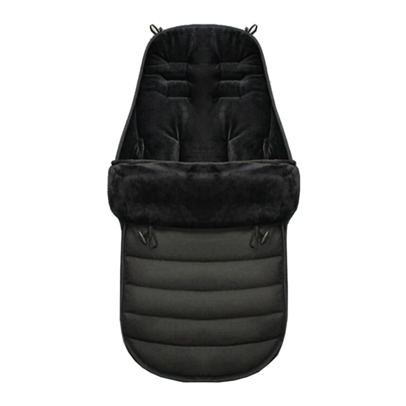 

C5AF Winter Thick Sleeping Bags Warm Baby Sleepsack Envelope For Newborn Infant Windproof Stroller Cushion Footmuff
