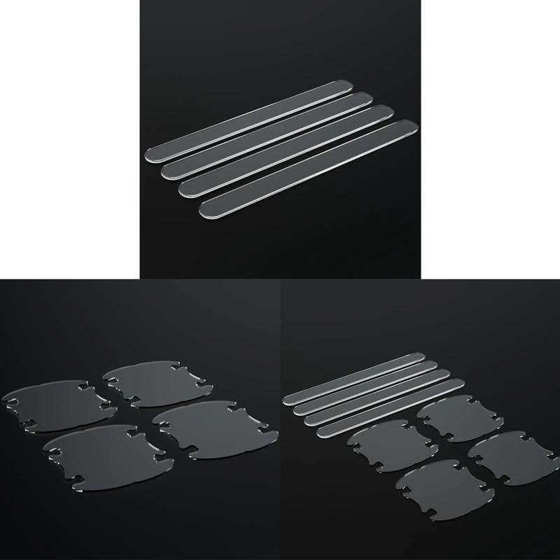 

Universal 4/8Pcs Car Sticker Car Door Handle Bowl Scratches Protective Transparent Protector Sticker