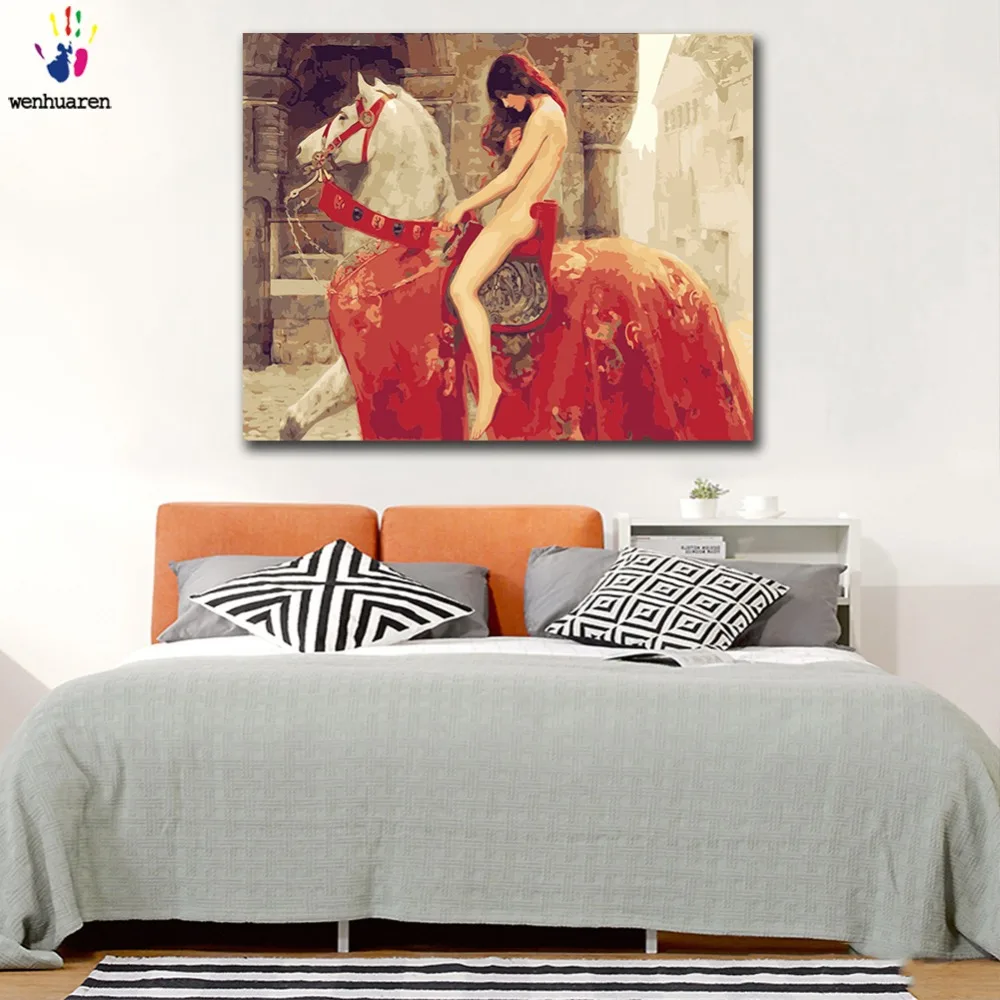 DIY картинки для раскраски по номерам с цветами Leofric граф мерсия картина Рисование