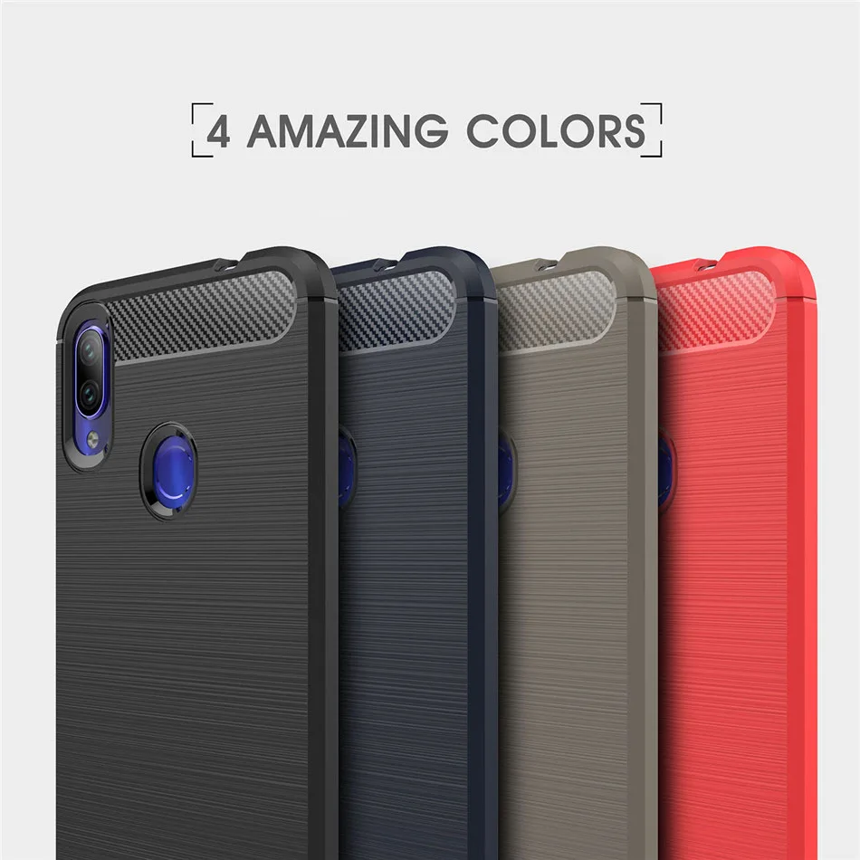 Силиконовый чехол для Xiaomi Redmi Note 7 6 5 4X Redmi 7A 7 6A 5A 4X5 плюс 6 Pro углеродное волокно кисть TPU чехол для телефона Redmi Note 7 Чехол для мобильного телефона