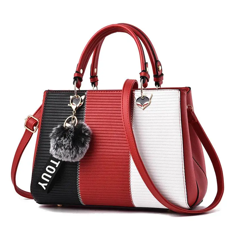 2021 New All-match Women Ornaments Totes Patchwork Handbag Party Purse Ladies Messenger Crossbody Shoulder Bags Women Handbags