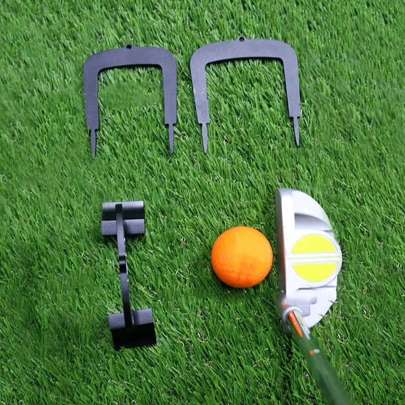 

Goal Door and Swing Alignment Mirror and Golf Putting Practice Target Aluminum Door Set Putting Practice Aids