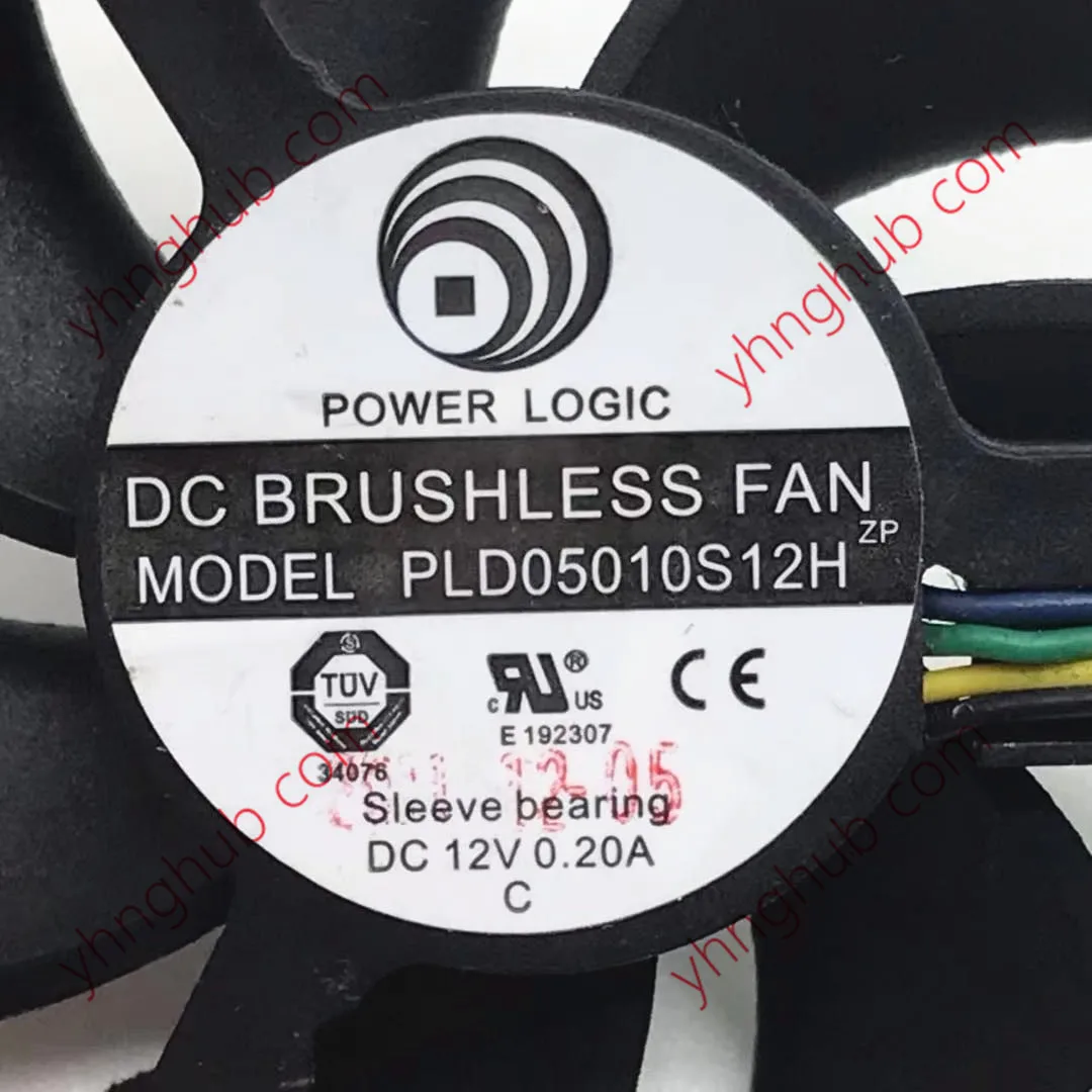 Вентилятор без рамы для сервера Power Logic PLD05010S12H 12 В постоянного тока 0 20 А 47 х47 мм 4