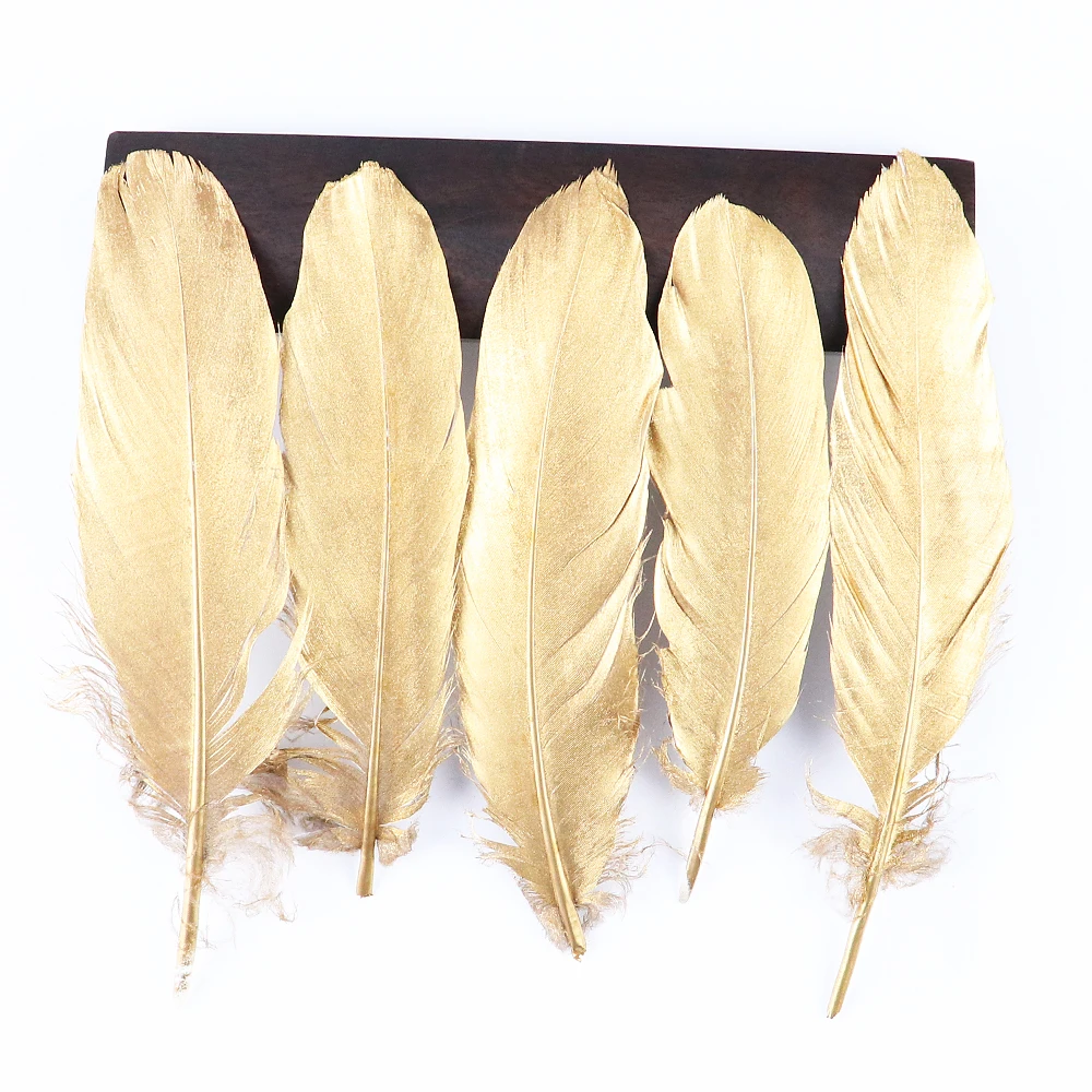 

Оптовая продажа, золотые, серебряные, мерцающие гусиные перья, лебедь, фазан, перья для рукоделия, свадебные аксессуары украшения из перьев ...