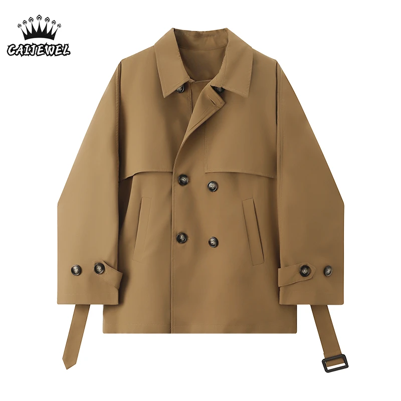 Womens Blazer Trench Coat 2021 Autumn Winter Baggy Double Breasted Chic Design Fashion Mid-length Streetwear Office Lady Jackets