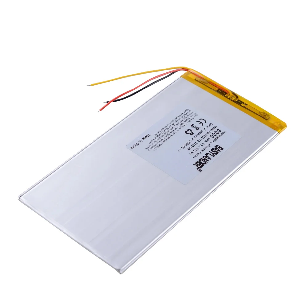 

3 line Tablet pc 3285170 3.7V 6000MAH polymer lithium ion battery battery for tablet pc 7 inch 8 inch 9inch 3285168 3085170