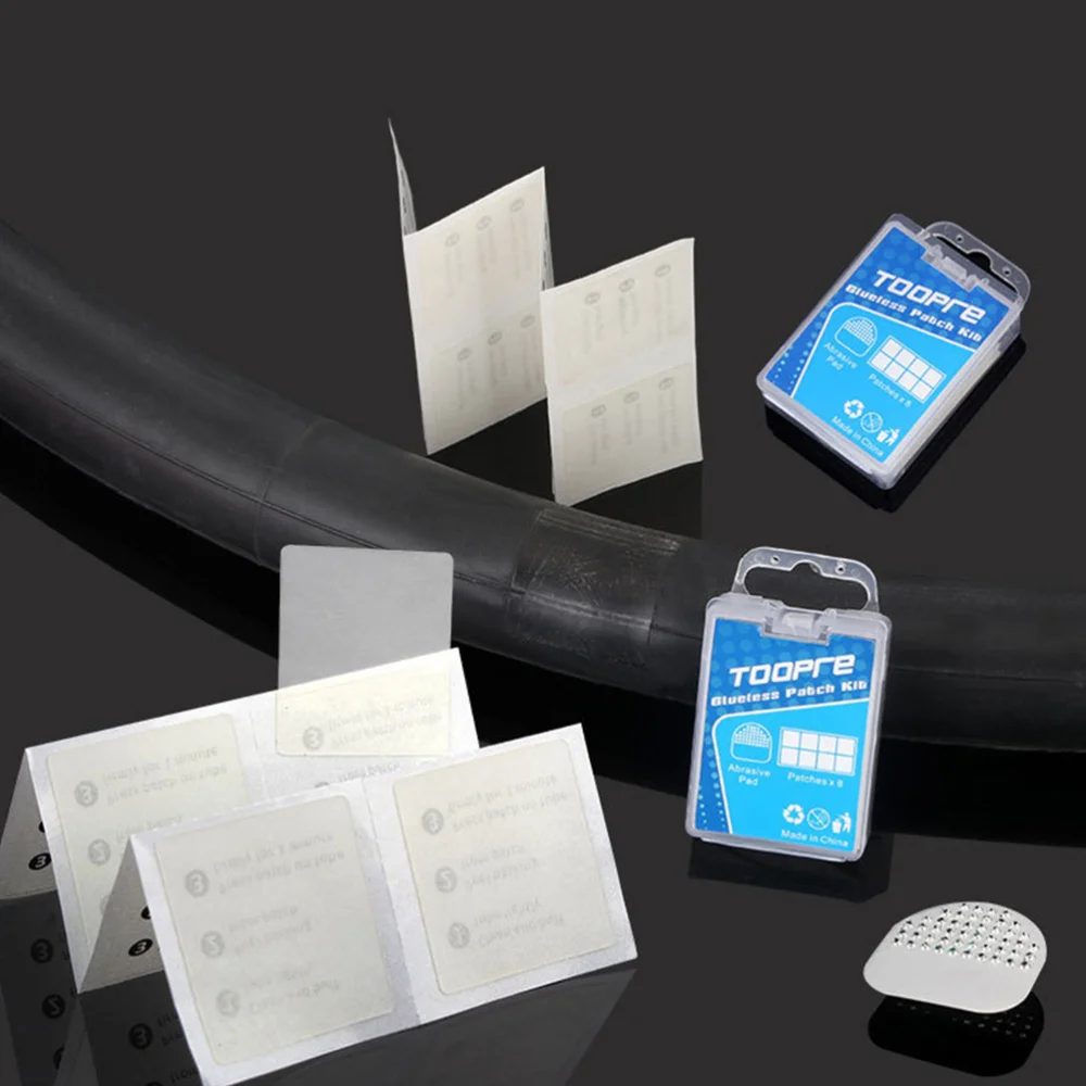 

1 Set Transparent Tire Patches Bike Repair Patches Quick Tire Repair Tool