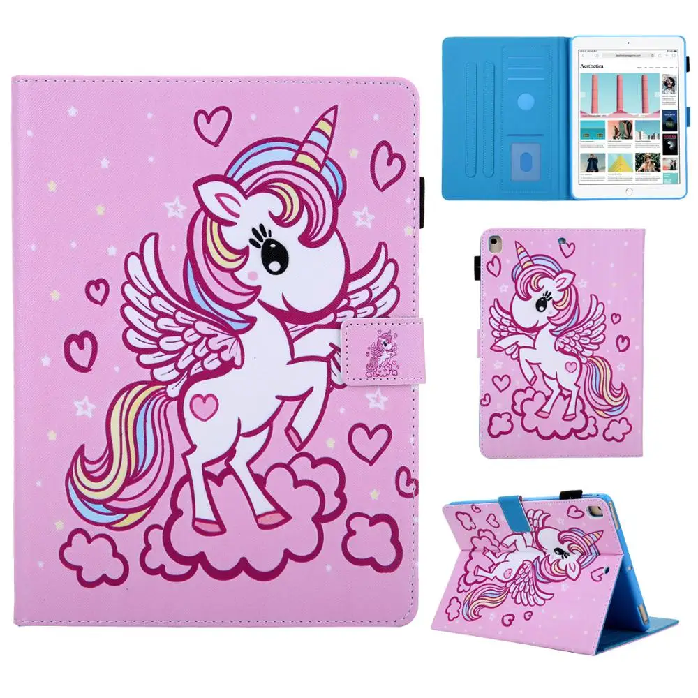 Милый детский мультяшный кожаный чехол для планшета нового IPad 7 го поколения Pro 10 2