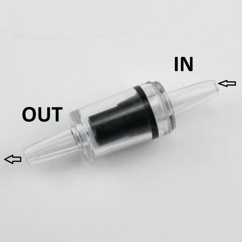 

10Pcs Air Pump Stop Water One Way Aquarium Fish Tank Air Check Valves Water Check Valve Aquarium Accessories Plastic