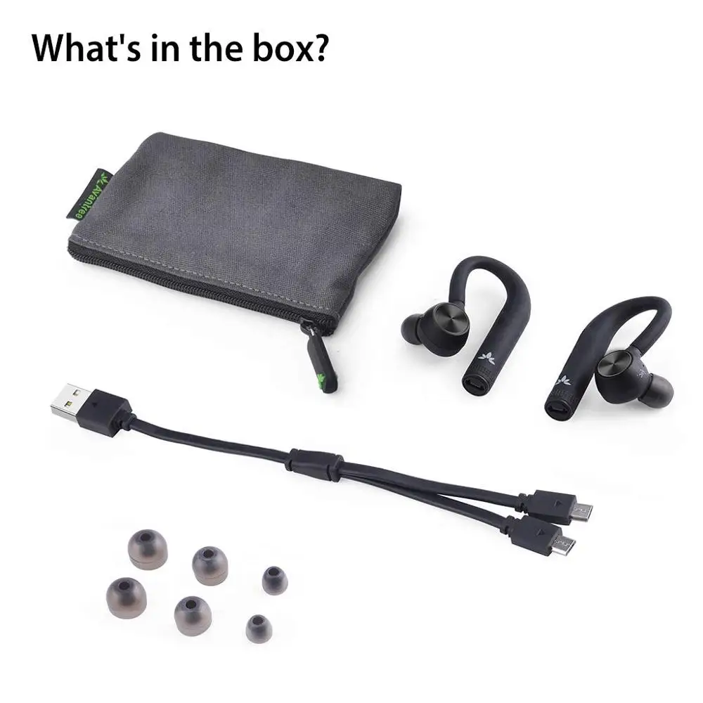 Avantree настоящие беспроводные наушники для бега устойчивые к поту TWS Bluetooth 5 0 с